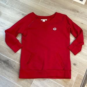 Cutter and Buck ladies Reds Sweatshirt